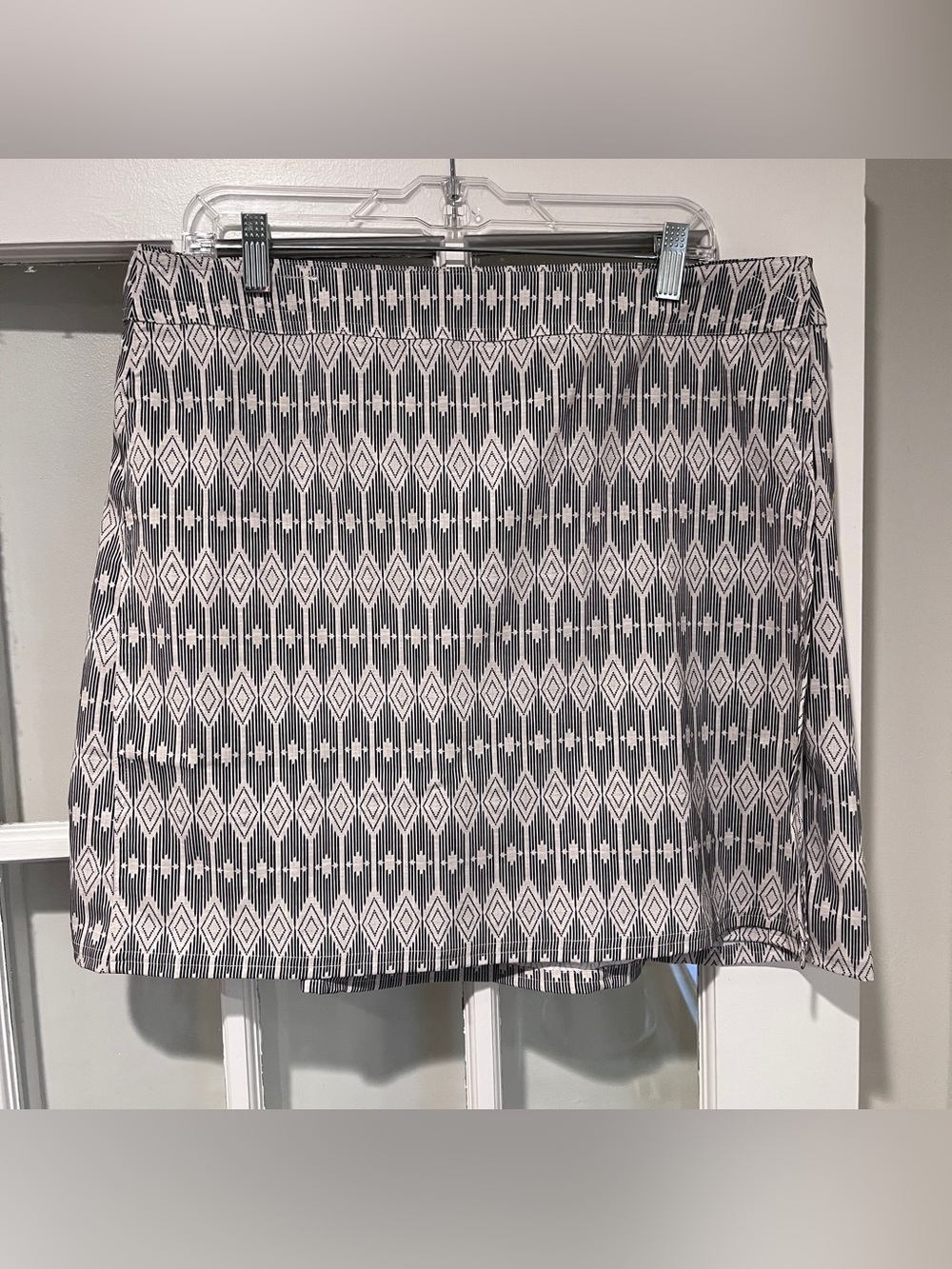 NWT Rip Skirt Hawaii Wrap Length 2 West End Black Geometric Beach Cover Up Sz XL